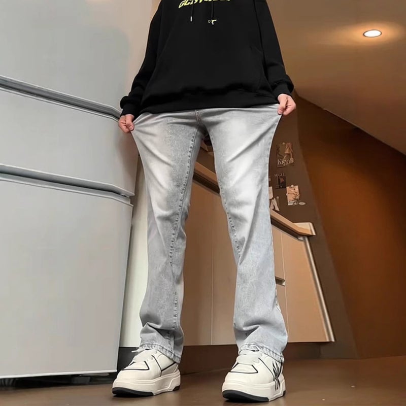 Unisex Classic Denim Jeans Loose Fit Daily Outdoor Wear - Image 3