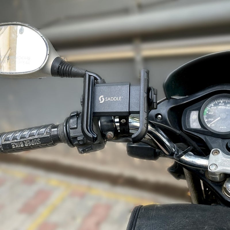 SADDLE BPH 1 Bike/Motorcycle/Scooter Mobile Phone Holder Mount, Ideal for Maps and GPS Navigation - Image 3