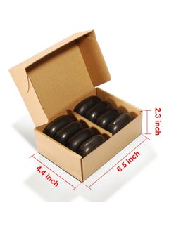 MASTER MASSAGE EQUIPMENT MASTER - Large Ovular Basalt Stones 8 Pcs  - Image 3