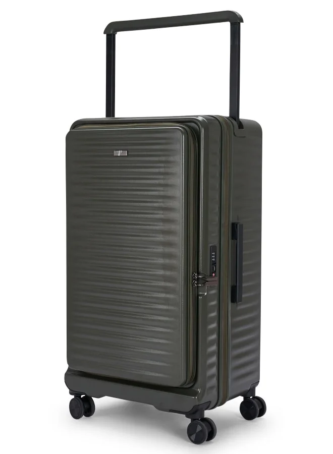 LIMRA Travel Bags From Limra It contains two compartments Made Of PC , Consisting of Two Pieces , Size 20"-29" Inches, Green Color