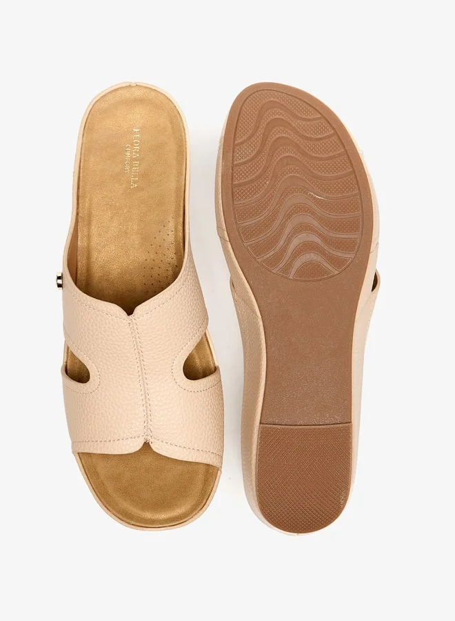 Flora Bella By Shoexpress Women Textured Slip-On Platforms