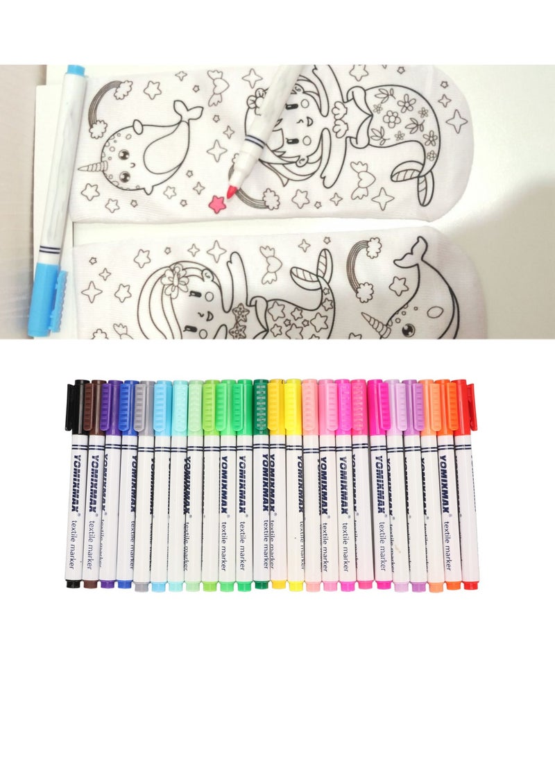 Velaurs 24 Markers Multi-Color Smooth Fine Tip Quick-Drying Graffiti - Image 5