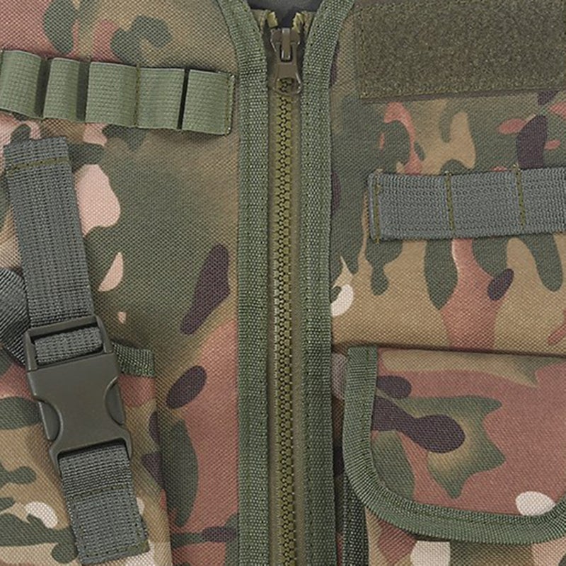 Children Camouflage Vest with Multi Pocket for Combat Outdoor Hunting Game(CP Camouflage S) - Image 4