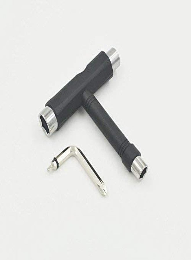 TLHB Skate Tool All-in-One, Muti-Function Portable Skateboard T Tools Accessory with T-Type Allen Key and L-Type Phillips Head Wrench Screwdriver - Image 5