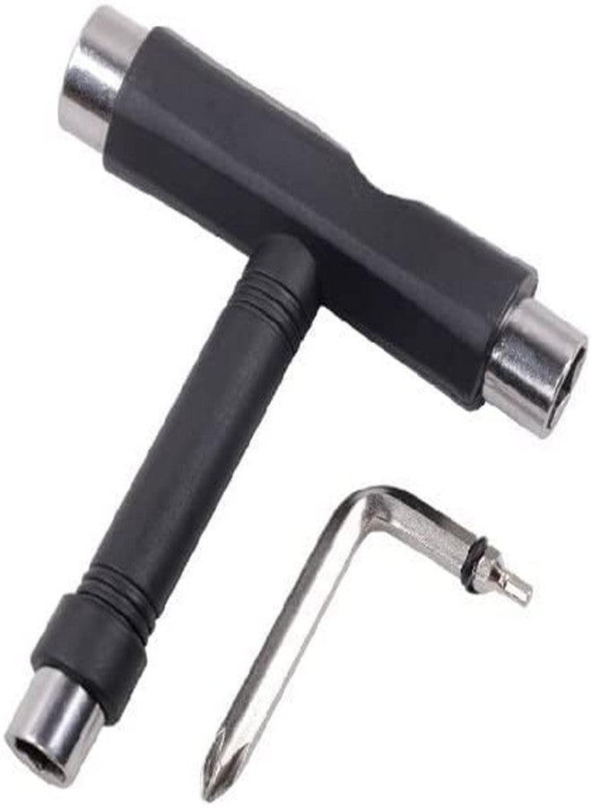 TLHB Skate Tool All-in-One, Muti-Function Portable Skateboard T Tools Accessory with T-Type Allen Key and L-Type Phillips Head Wrench Screwdriver - Image 3
