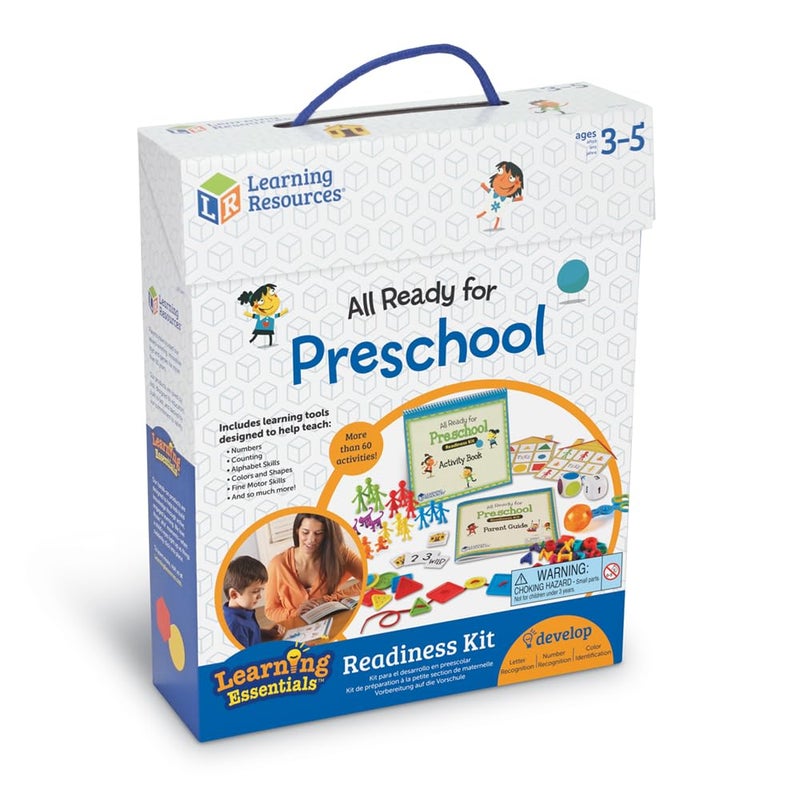 Learning Resources مجموعة موارد التعلم جاهزة لجميع احتياجات مرحلة ما قبل المدرسة - مجموعة 60 نشاط، للأعمار 3+، مجموعة تحضير لمرحلة رياض الأطفال، منهج التعليم المنزلي لمرحلة ما قبل المدرسة - Image 4