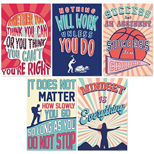 Sweetzer & Orange Growth Mindset Posters for Middle and High School Classroom Decorations – Set of 13 Motivational Wall Art Decor, Inspirational Artwork Quotes! 15 x 22” Large Poster Bundle - Image 5