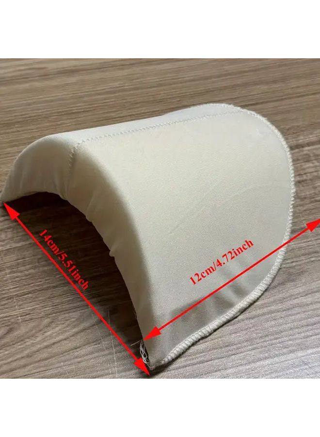 Skin Color 35mm Thickened Shoulder Pads for Sewing DIY Jackets Wedding Shirts Fashion Accessories - Image 4