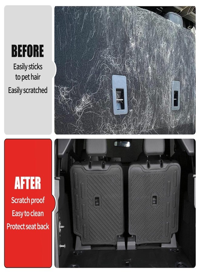 EVGoXMods Rear Seat Back Cover Compatible with Ford Bronco 2 Door 2025 2024 2023 2022 2021, All-Weather Backrest Protector Mat Liner Interior Accessories - Image 3
