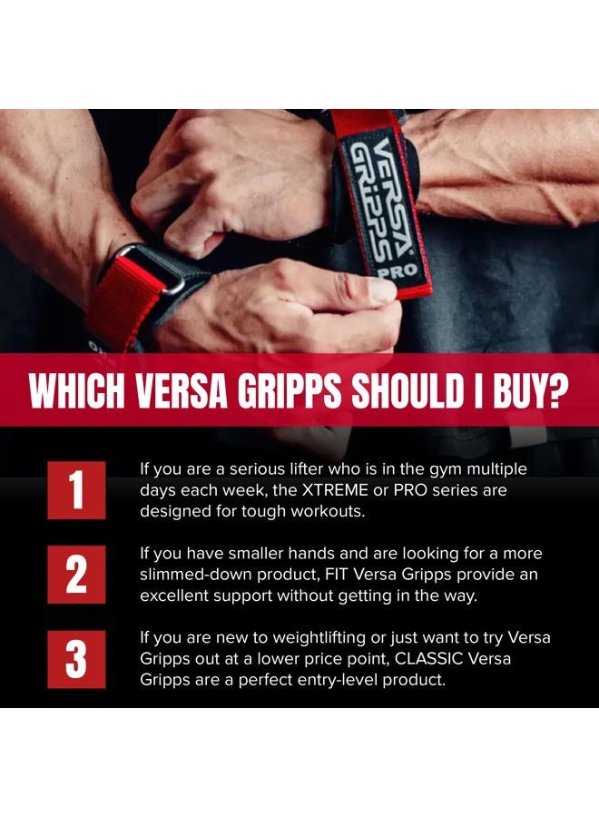 Versa Gripps فيرسا جريبس® برو أصلي. أفضل ملحق تدريبي في العالم. صنع في الولايات المتحدة (متوسط/كبير-أسود) - Image 2