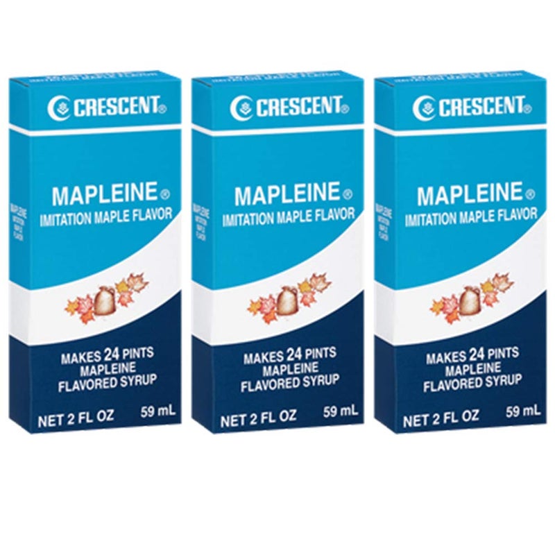 Crescent Mapleine Imitation Maple Flavoring 2oz Bottle (Pack of 3) - Image 1