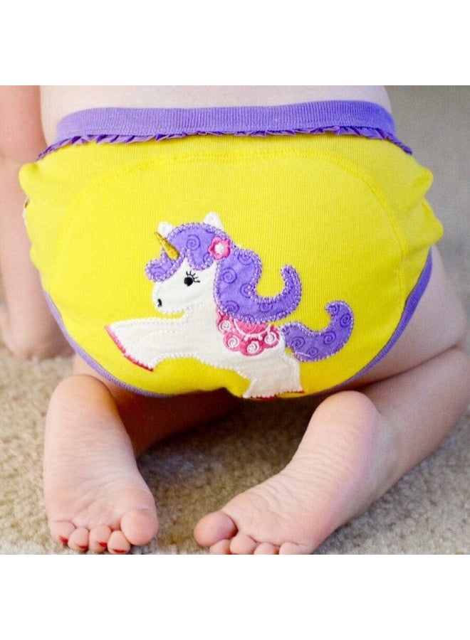 Zoocchini ZO-8004 Learning Girl Panty - World of Fairytale - Pack of 3 - Image 4