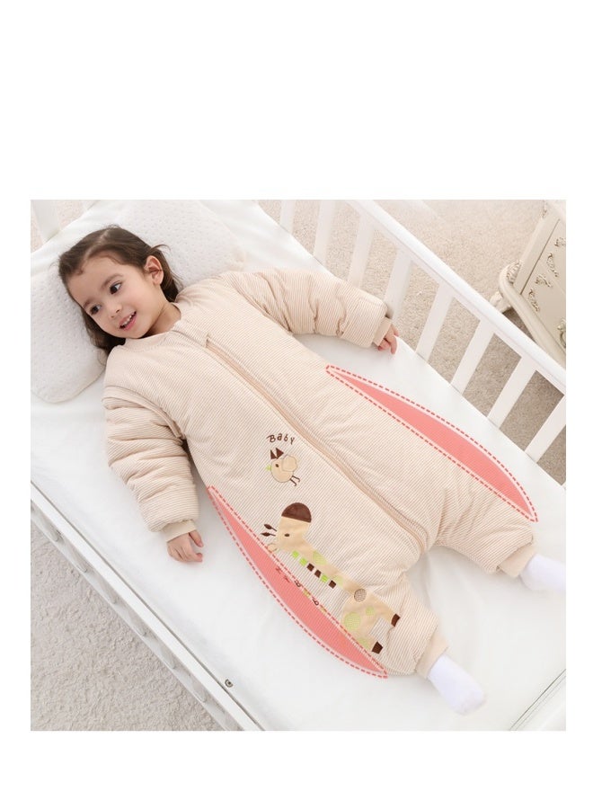 MIXDE Baby Sleep Sack, Soft Baby Sleeping Bag, Swaddling Blanket, Swaddle Wrap, Pure Cotton Wearable Blankets with Removable Sleeves and Legs, Easy Zip Access Nappy Change, for Newborn Babies 1-3 Years - Image 3