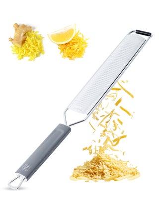 Handheld Multi-Purpose Food Grater | Razor-Sharp Stainless Steel Blade with Comfortable Grip & Non-Slip Foot - Ideal for Zesting & Grating - pzsku/Z4744D57AF1DAA74F5D66Z/45/1746778464/37d1e356-5226-40a5-9c3f-636a2a8d9483