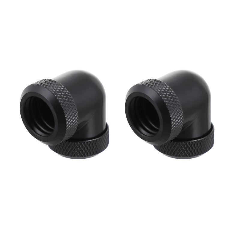 2PCS Brass Fitting for Computer Water Cooling 90 Degree Rotary Supply - Image 1