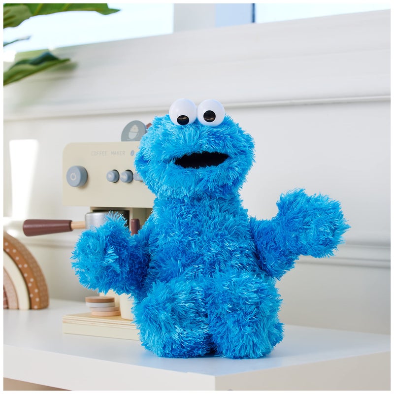 GUND Sesame Street Official Cookie Monster Muppet Plush, Premium Plush Toy for Ages 1 & Up, Blue, 12” - Image 3