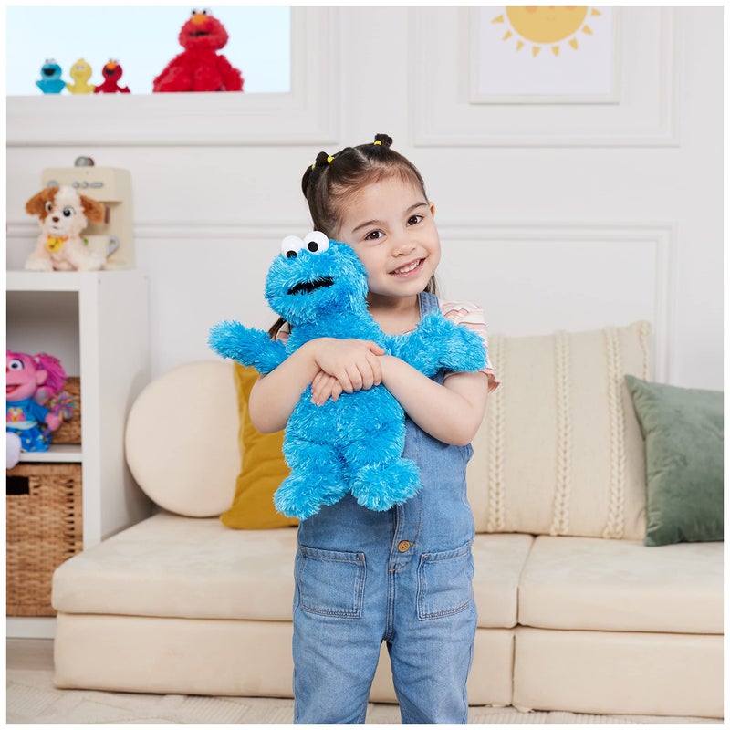 GUND Sesame Street Official Cookie Monster Muppet Plush, Premium Plush Toy for Ages 1 & Up, Blue, 12” - Image 4