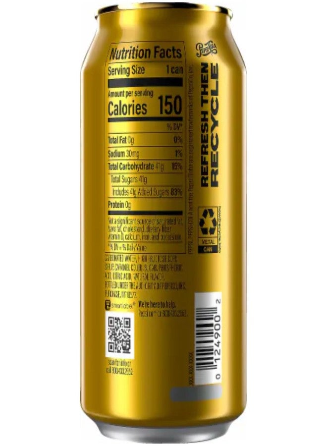 Pepsi Golden Caffeine-Free Soda, 355ml Cans (Pack of 3) – Smooth Refreshing Taste, Classic Cola Flavor without Caffeine, Crisp Carbonation For Any Time of Day (Imported-USA) - Image 3