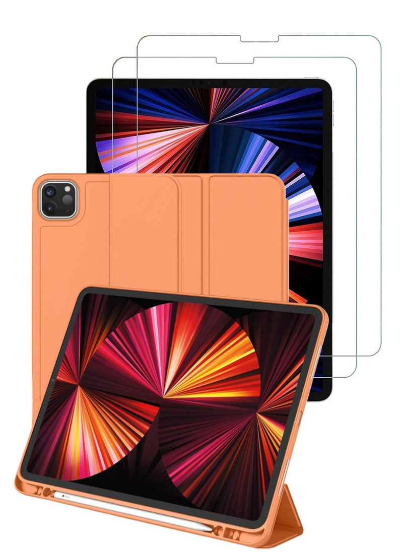 Blueberry Smart Case For iPad Pro 11 Inch 2020 (2nd Gen) with 2 Pieces Tempered Clear Glasses - Image 1