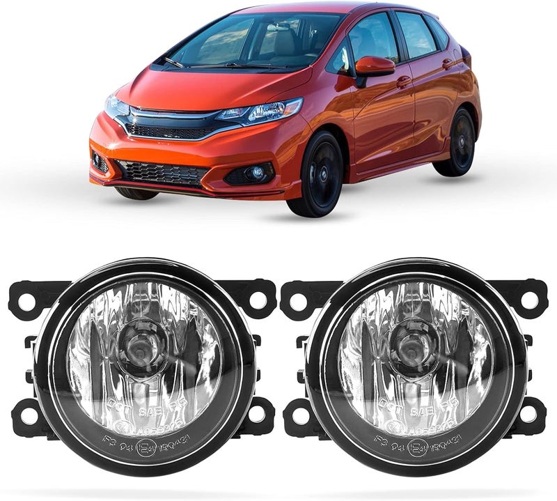 DLAA Fog Lights H11 12V 55W Halogen Bulbs Assembly - Clear Lens, 1 Pair - Image 1