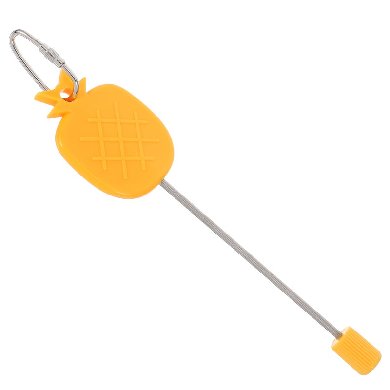 2pcs Stainless Steel Parrot Fruit And Vegetable Holder Pineapple Bird Food Skewer For Cage Feeding Small Birds Parrots Foraging Toy Bird Supplies - Image 3