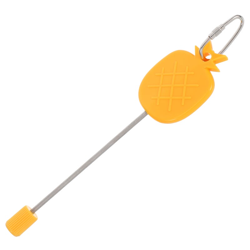 2pcs Stainless Steel Parrot Fruit And Vegetable Holder Pineapple Bird Food Skewer For Cage Feeding Small Birds Parrots Foraging Toy Bird Supplies - Image 4