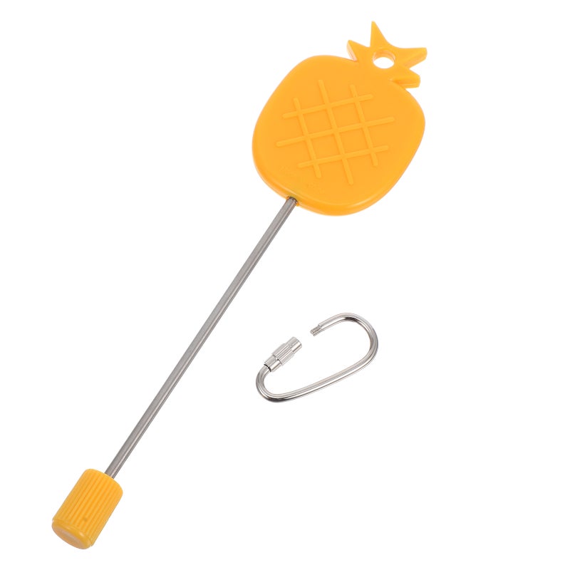 2pcs Stainless Steel Parrot Fruit And Vegetable Holder Pineapple Bird Food Skewer For Cage Feeding Small Birds Parrots Foraging Toy Bird Supplies - Image 5