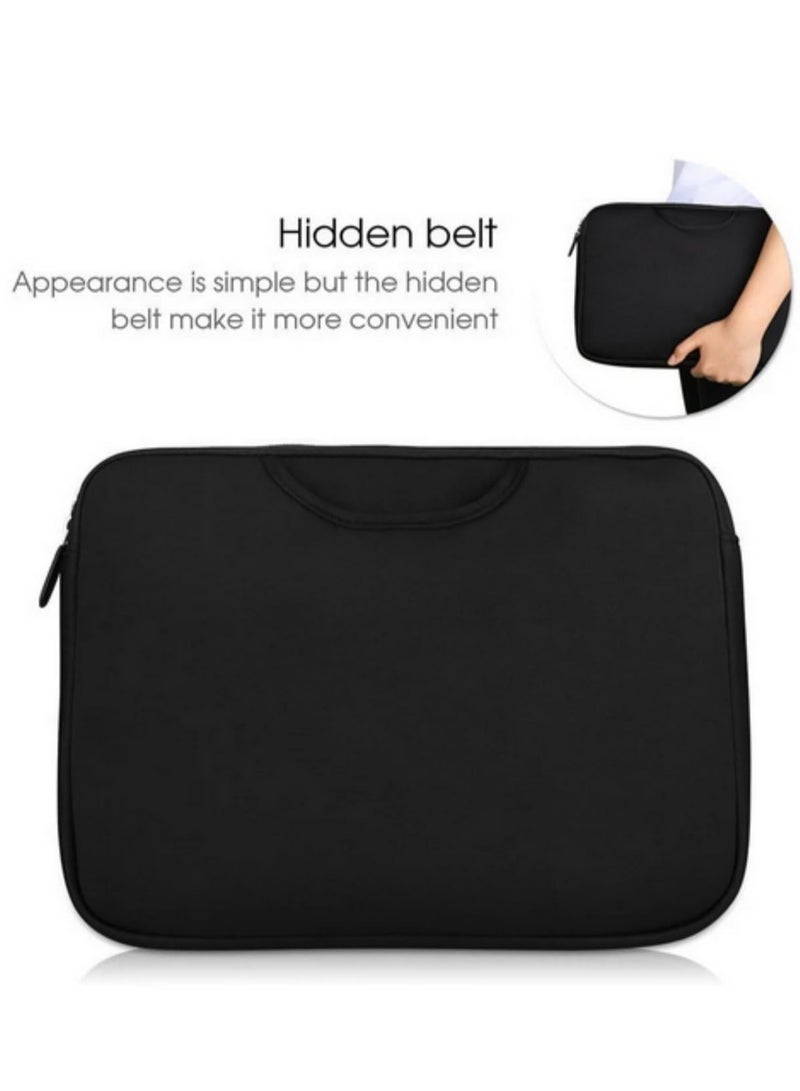 15.6inch Protective Laptop Sleeve Pouch Case Tablet Sleeve Cover Bag Handle Bag Soft Laptop Notebook Case For MacBook Air Pro Retina (15.6 inch) - Image 2