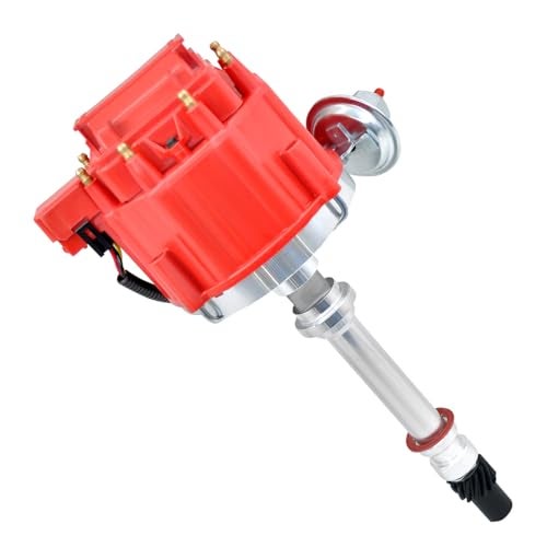MAS Performance HEI Distributor & Wiring set 65K Coil Compatible with Chevy 305-454 Chevrolet C10 GMC SBC BBC 350-400 5.0L 5.7L 6.6L 7.4L (Red Cap Color) - Image 5
