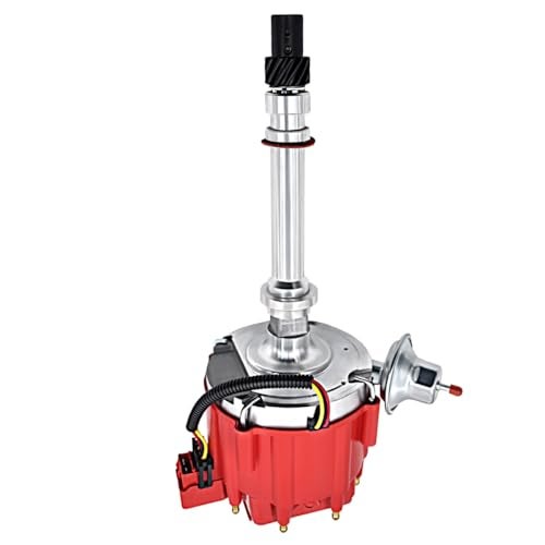 MAS Performance HEI Distributor & Wiring set 65K Coil Compatible with Chevy 305-454 Chevrolet C10 GMC SBC BBC 350-400 5.0L 5.7L 6.6L 7.4L (Red Cap Color) - Image 4