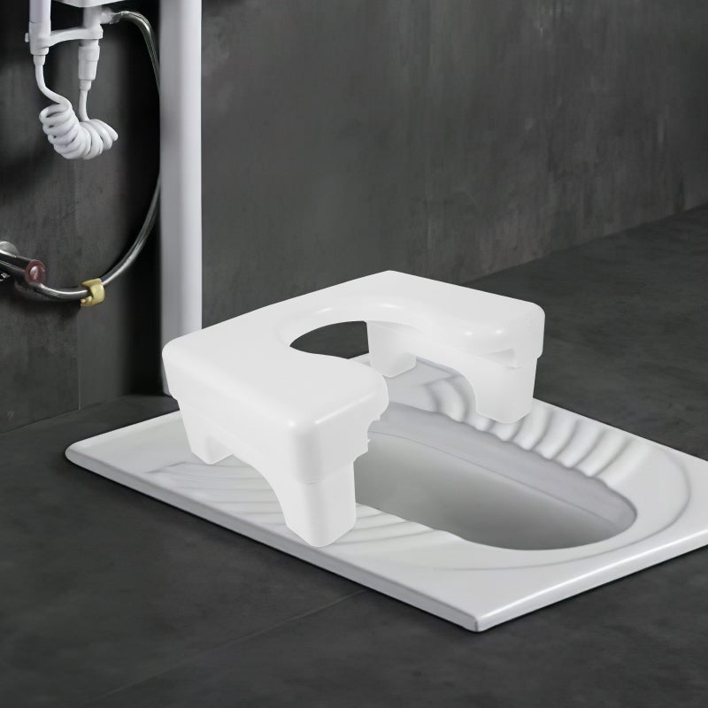 🚽 مقعد مرحاض للركوع مريح وغير قابل للانزلاق قابل لإعادة الاستخدام لمساعدة في الحمام - Image 5