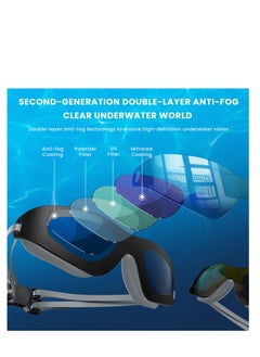 Generic Vanquisher 2.0 Unisex-Adult Swim Goggles - Full Protection with Polarized, Anti-Fog, and Anti-Ultraviolet Features  - Image 4