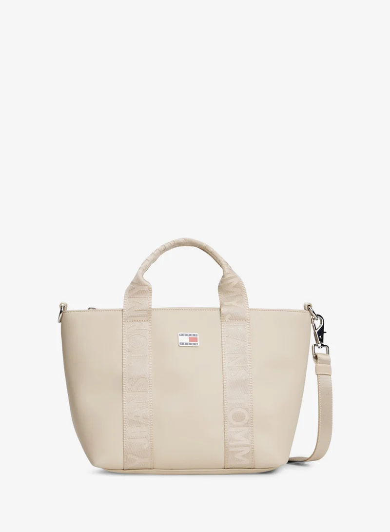 Essential Repeat Logo Crossbody Tote Bag