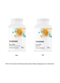 Thorne Super EPA - 425 mg EPA and 270 mg DHA - 90 Gelcaps Dietary Supplement 90 Gelcaps  - Image 2