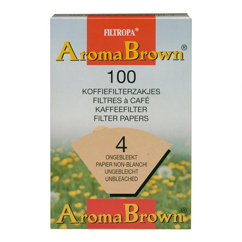 Filtropa Aroma Brown Coffee Filter #4 - Image 3