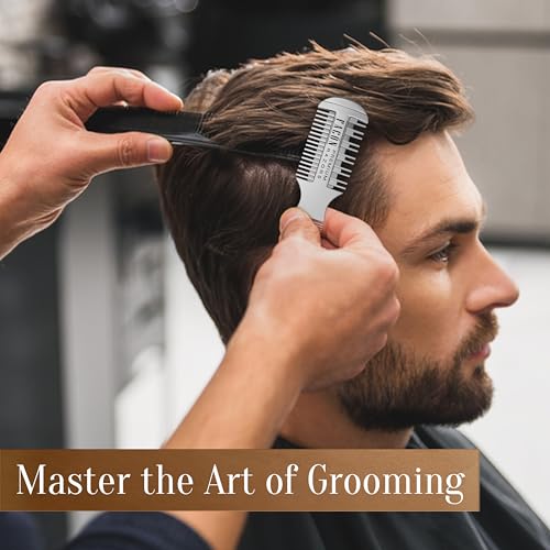 FACON Facón Razor Comb for Hair Cutting - Professional Hair Cutting Comb Kit with 12 Replacement Blades, Double Edge Shaper for Salon & Home, Premium Styling Thinning Texturizing Split Ends Trimming Razor - Image 4