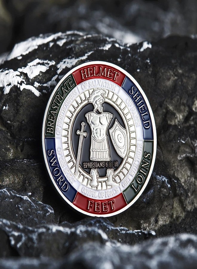 Glamtune Armor of God Challenge Coins Prayer Commemorative Collector Coins (Ephesians 6:11-18) - Image 5