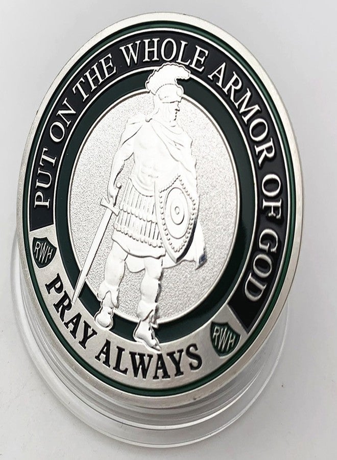 Glamtune Armor of God Challenge Coins Prayer Commemorative Collector Coins (Ephesians 6:11-18) - Image 4