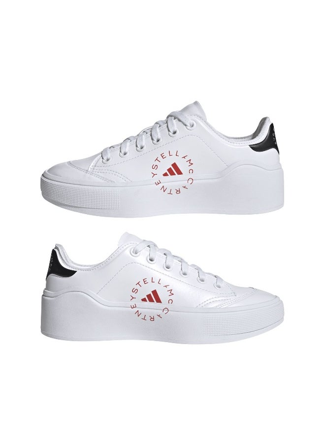 Adidas Adidas Asmc Court Bio Synth White Training Shoes For Unisex 3.5  - Image 2