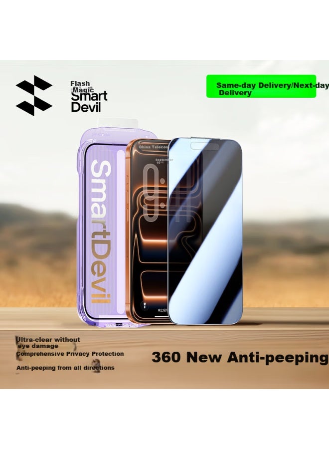Smartdevil Privacy Screen Protector For Apple Iphone 17 Pro Max, Ultra-thin Full Coverage High Transparency Anti-glare Anti-fingerprint Anti-dust Protective Film - Image 1