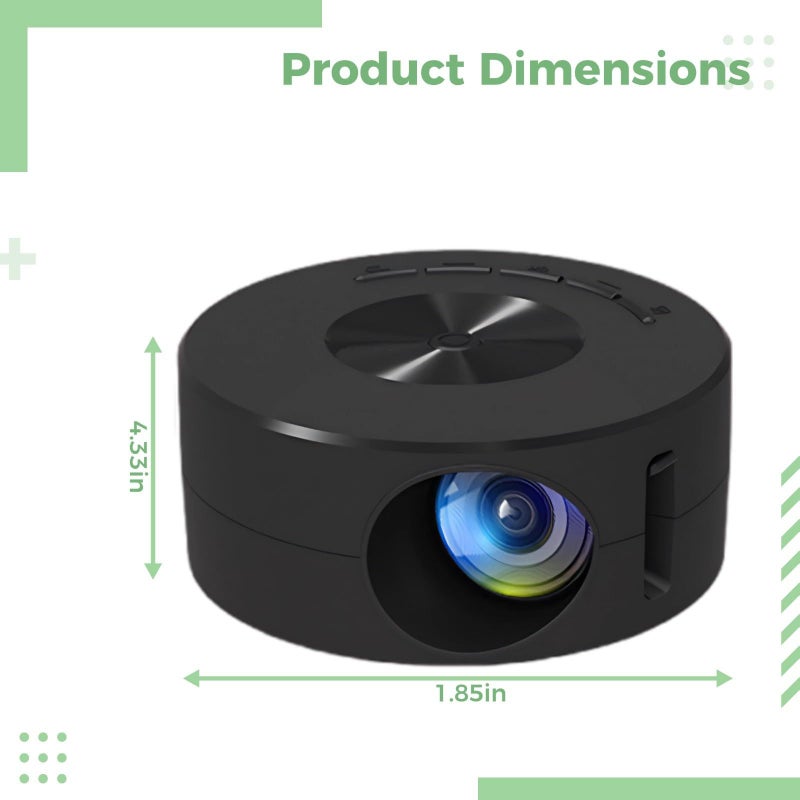 Projector Led 100 Inch Display 7 Oz Lightweight Design Smartphone Integration Home Theater Ready Effortless Operation - Image 3