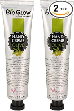 Bio Glow Olive Hand Creme 60ml Range Pack of 2