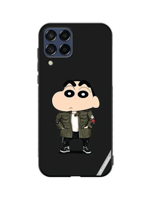 Protective Case Cover For Samsung Galaxy M53 Shinchan Design Multicolour