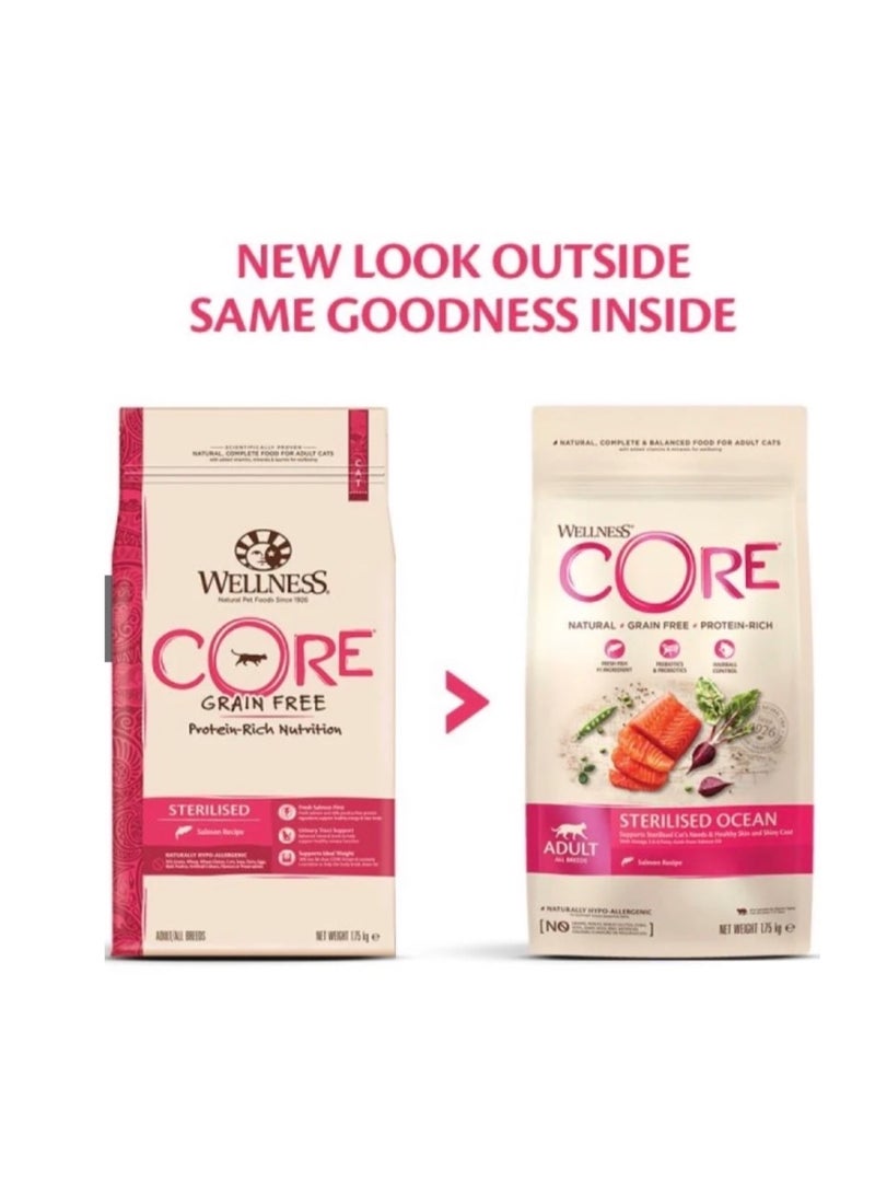 ويلنس كور طعام قطط جاف ويلنس كور معقم – سلمون 1.75 كجم - Image 2