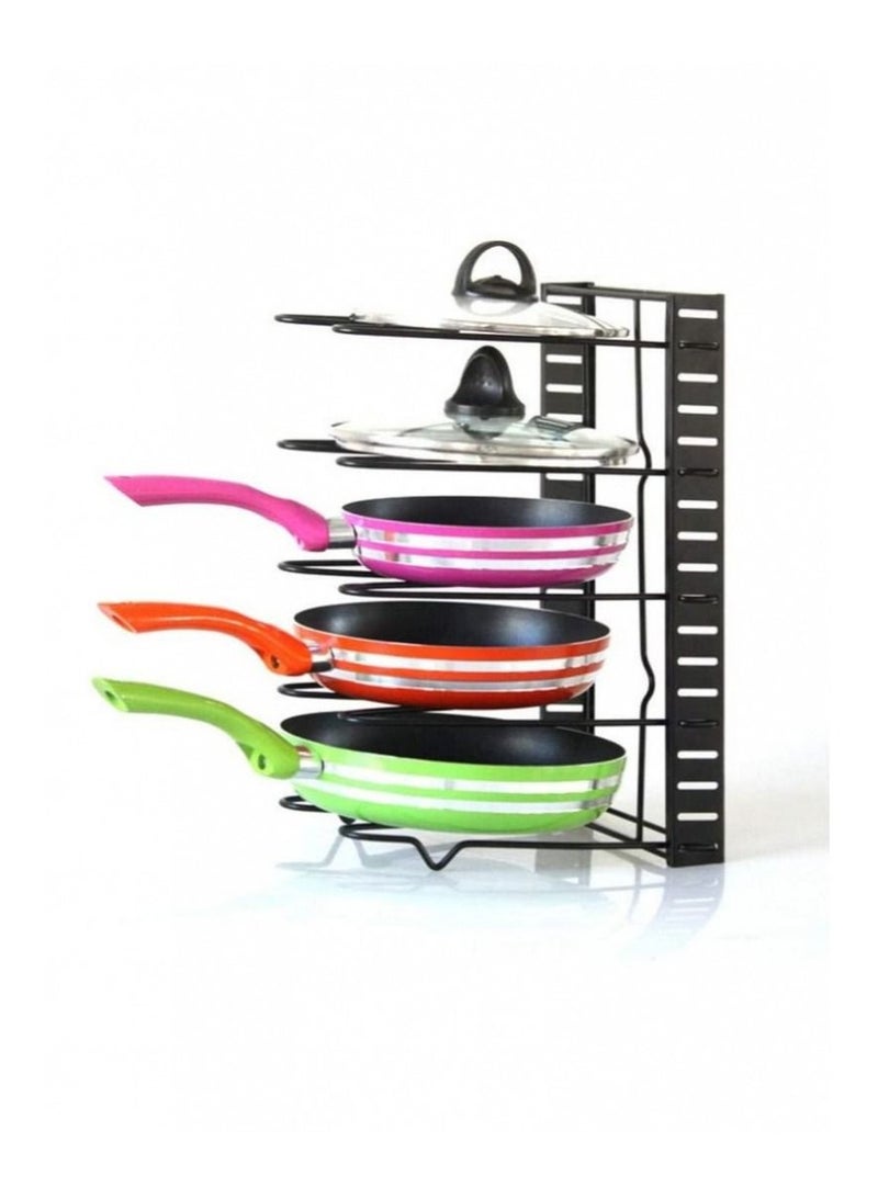 5-Layer Pan And Pot Lid Rack Organizer Kitchen Organizer Dishes Stand Cutting Board holder - Image 1
