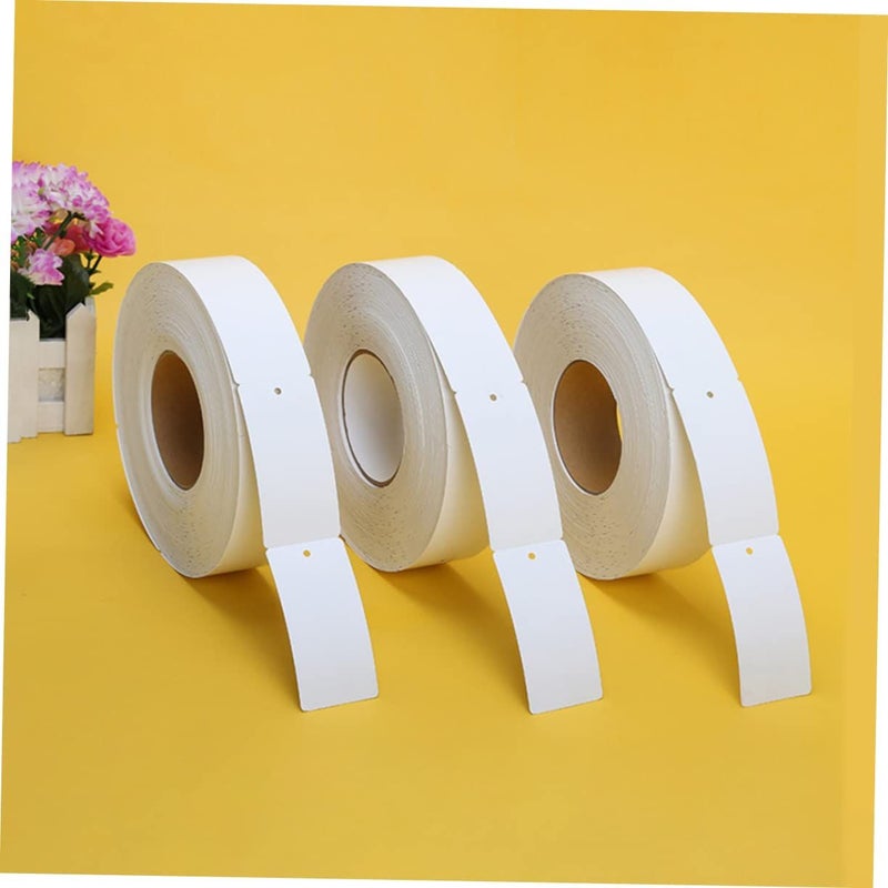 Blank White Hanging Tags Paper Roll 40x100mm DIY Resale Labels - Image 3