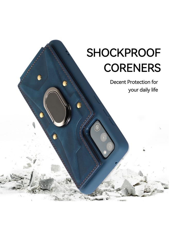 S-TOP Case For Samsung Galaxy S20 Armor Ring Wallet Back Cover Phone Case - Image 3