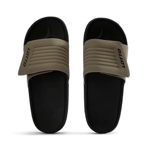 Lotto Men Enduro X Brown Slides - Image 1