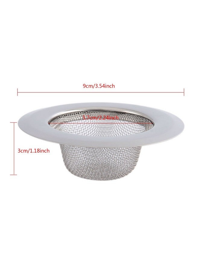 متسونينغ مصفاة حوض المطبخ من Mtsooning، قطعتان، غطاء تصريف من الفولاذ المقاوم للصدأ بقطر 3.5 بوصة، سدادة مانعة للانسداد لمطحنة القمامة - Image 3