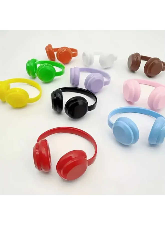 Brown Doll Accessory Set Headphones Glasses Shoes For 6 69 or 3 94in Dolls - Image 5
